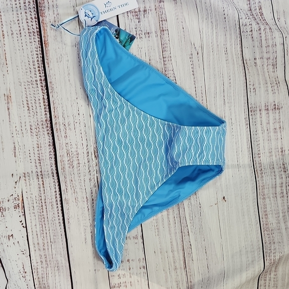 NWT Southern Tide Ocean waves reversible bikini bottom - Picture 2 of 6